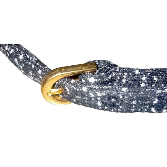 Vintage Boucle Knit Skinny Belt - Bid Now = Discounted Shipping - Picture 4 of 13